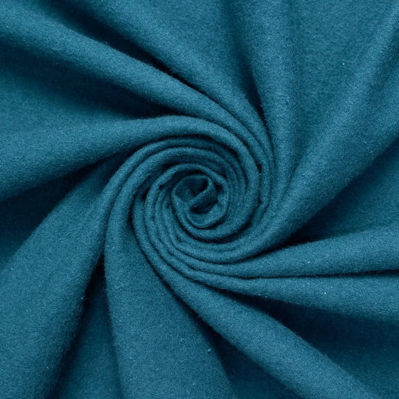 Cotton Flannel Fabric (5 oz) 100% Hypoallergenic 44/45 Inch Insulating By The Yard For Sewing Apparel, Accessories, & Décor - Teal (1 Yard)