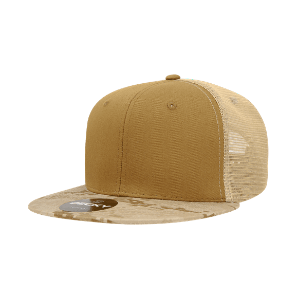 Cotton Flat Bill Trucker, DDG/COY/KHA