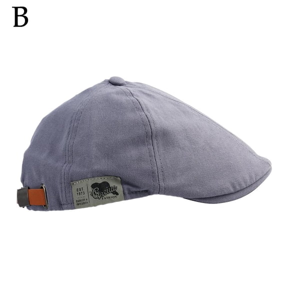 Cotton Flat Caps for Men, Mens Hat Flat Cotton Newsboy , Adjustable Beret Cabbie Driving Hat Flat Irish Fishing for Men
