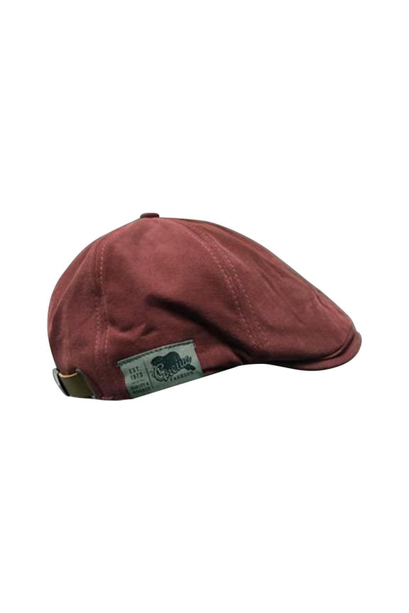 Cotton Flat Caps for Men, Mens Hat Flat Cotton Newsboy , Adjustable Beret Cabbie Driving Hat Flat Irish Fishing for Men
