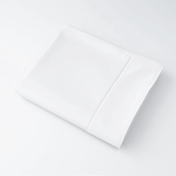 Cotton Flat Seets Only, 600 TC 100% Cotton Flat Seet Top Seet Only, King Size Flat Seet Only 1Pcs, Cool, Breatable, Wrinkle (Wite King 1pcs)