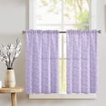 thumbnail image 1 of Cotton Floral Botanic Flower Pattern Print Café Tier Curtains Window Treatment Kitchen Home Décor, 1 of 1
