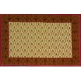 thumbnail image 1 of Cotton Floral Table Placemat 19 x 13 inches Red Gold, 1 of 10