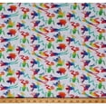 thumbnail image 1 of Cotton Frogs Colorful Reptiles Toads Animals Kids Jewels of the Jungle Multicolor Cotton Fabric Print by the Yard (5558-9), 1 of 1