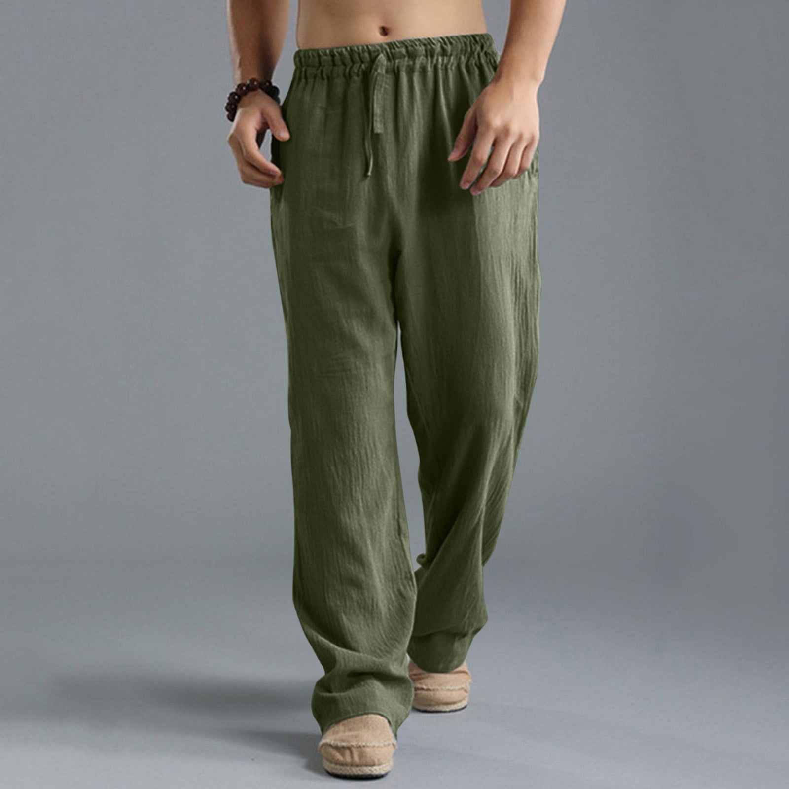 Green Dress Pants for Men, Men'S Dress Pants, Weekend Cotton Green Dress Pants for Men, Men'S Dress Pants, Weekend Cotton