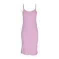 thumbnail image 1 of Cotton Full Slips for Women Adjustable Spaghetti Straps Nightgowns Sleeveless Cami Under Dress Soft Nightdress (XL, Pink), 1 of 5