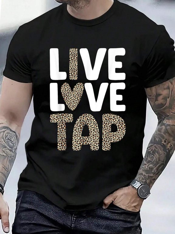 Cotton Funny Tap Dancing Art For Men Women Dancing Class Tap Dancer T-Shirt Men's Casual Short Sleeve Graphic Tee