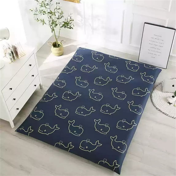 Cotton Futon Cover Full Size Super Soft Tatami Mattress Protector Covers Zipper Cover-AC-150x200cm