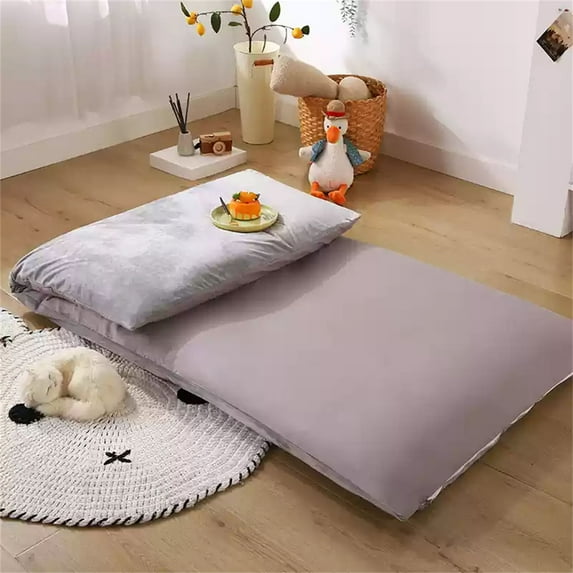 Cotton Futon Cover Full Size Super Soft Tatami Mattress Protector Covers Zipper Cover-AY-135x190cm