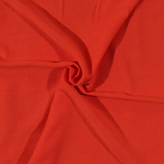 Cotton Gauze Orange Fabric by the Yard (6300H-11KOrange)