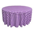 thumbnail image 1 of Cotton Gingham Checkered Round Tablecloth for Wedding/Bridal Shower, Birthdays, Special Events, 1 of 11