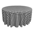 thumbnail image 1 of Cotton Gingham Checkered Round Tablecloth for Wedding/Bridal Shower, Birthdays, Special Events, 1 of 11