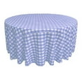 thumbnail image 1 of Cotton Gingham Checkered Round Tablecloth for Wedding/Bridal Shower, Birthdays, Special Events, 1 of 11
