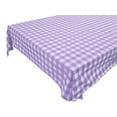 thumbnail image 1 of Cotton Gingham Checkered Tablecloth Lavender, 1 of 1