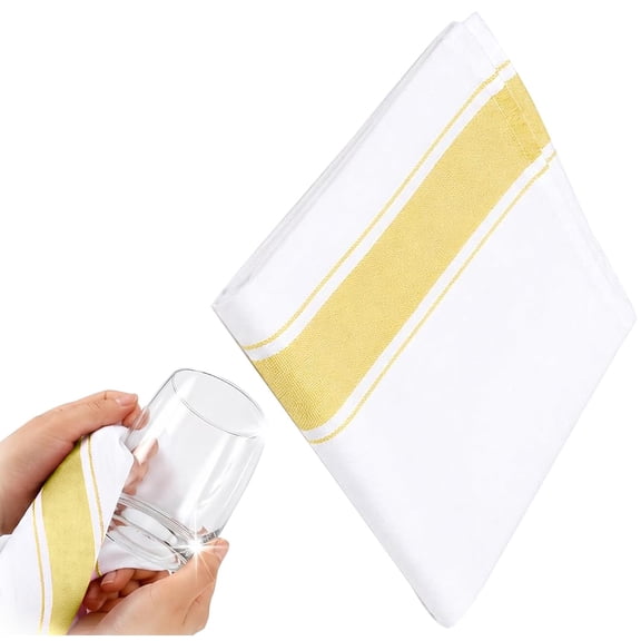 Cotton Glass Cleaning Cloths Streak Free Lint Free Towels For Cups Absorbent Reusable Kitchen Dish Rags Soft Non Scratch Wipes For Home, R
