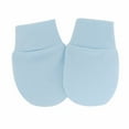 thumbnail image 1 of Cotton Gloves for Kids Blue School Infant Infant Boy No Scratch Mittens A, 1 of 4