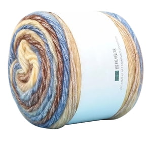 Cotton Gradient Yarn, 240m / 100g Multicolored Rainbow Soft Crochet & Knitting Yarn for Hats, Scarves, Sweaters, DIY Crafts