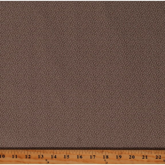 Cotton Greige Goods Sheryl Johnson Lines Dots Squiggles Designs Historical Patterned Textured Mocha Cotton Fabric Print by the Yard (R310239-MOCHA)