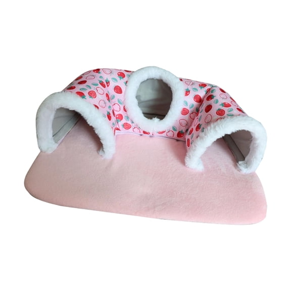 Cotton Hamster Hideouts Washable U Shape Pet Bedding Shelter For Dutch Pigs Rodents Indoor Habitat