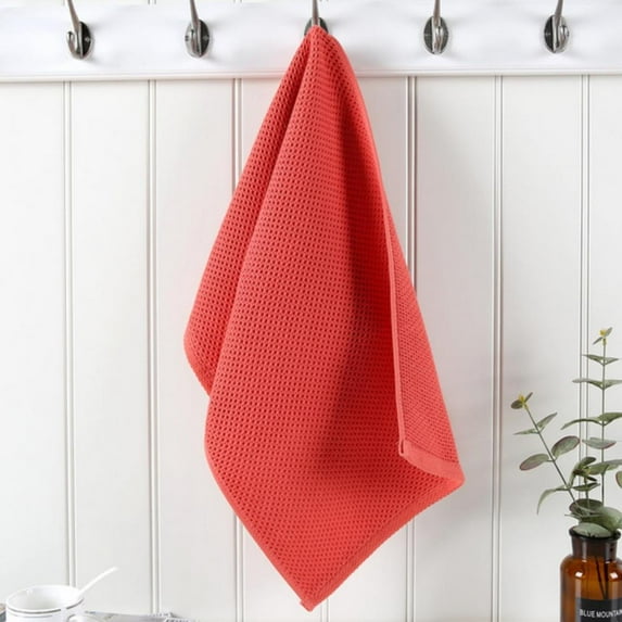 Cotton Hand Towel Soft Strong Water Absorption Bathroom Sport Waffle Towel
