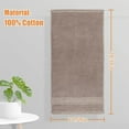 thumbnail image 1 of Cotton Hand Towels - 12.59*28.34" Absorbent, Soft Feel, New Separate Design, Reusable Cotton Hand Towels for Daily Use, 1 of 6