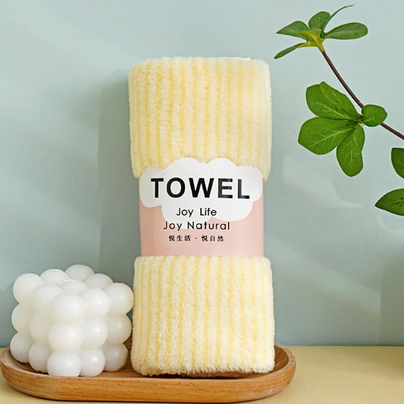 Cotton Hand Towels,Hand Towels for Bathroom,Face Towels for Bathroom,Face Cloths for Washing Face,Velvet Towels Thickened Striped Absorbent Towels Color Striped Face Towels