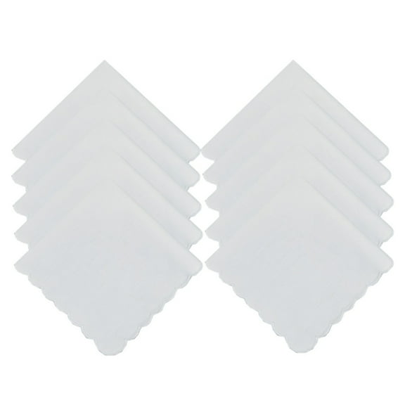 Cotton Handkerchief Set Embroidered Moon Designs Highly Absorbent Gentle On Skin Travel Friendly