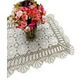 thumbnail image 1 of Cotton Handmade Crochet lace Table Runners Rectangular Tablecloth Doilies Doily Table Dresser Scarf Décor, 1 of 5