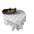 thumbnail image 1 of Cotton Handmade Crochet lace Table Runners Square Tablecloth Doilies Doily Table Dresser Scarf Décor, 1 of 5
