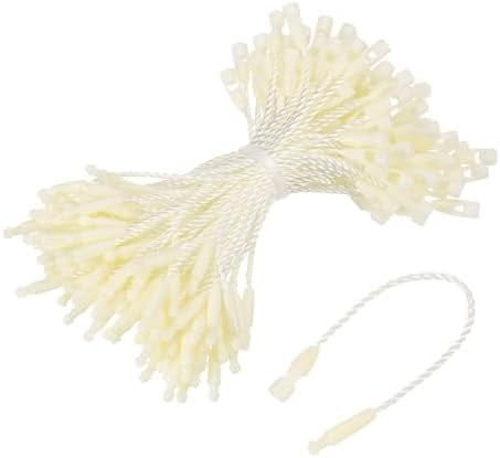 Cotton Hang Tag String Snap Lock Pins Loop Price Tag Fastener Plastic ...