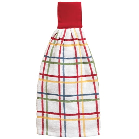 Cotton Hanging Towels - Checked