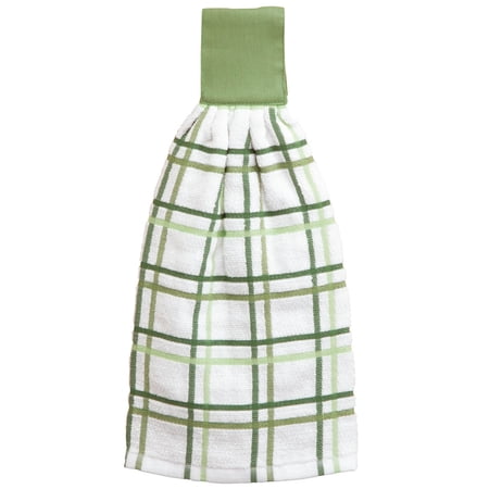 Cotton Hanging Towels - Checked