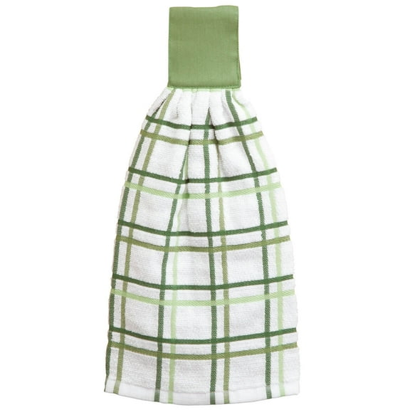 Cotton Hanging Towels - Checked