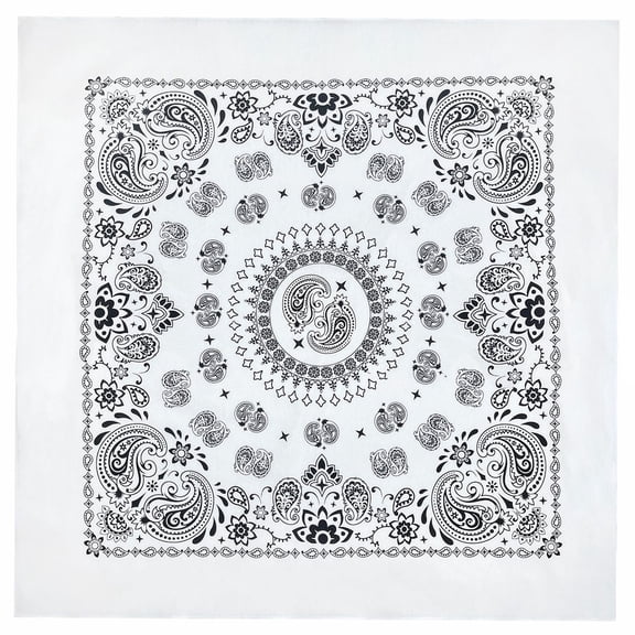 Cotton Headscarf Unisex Neckwear Handkerchief 27Inch Stylish Head Oversized Neck Scarves for Outdoor Activities