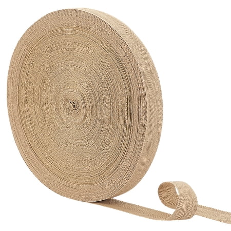 Cotton Herringbone Ribbon Clothes Accessories Camel 1 inch(25mm) diy