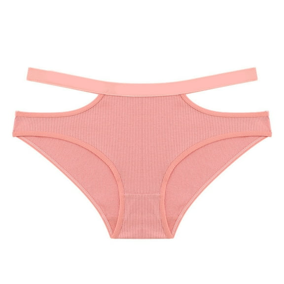 Cotton Hipsters Panties for Women Low Rise Underwear Soft Ladies Underwear Letter Hollow Waistband Bikinis Panties Gift