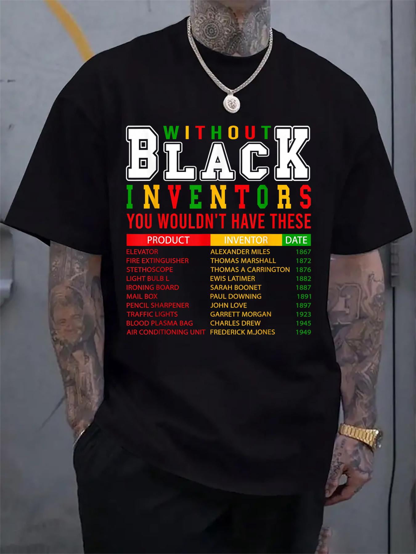 Cotton History Of Forgotten Black Inventors Black History Month T-Shirt ...