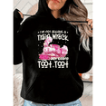 thumbnail image 1 of Cotton Hooded Train Wreck Graphic Tee T-Shirt Top long-sleeved Commuting and Breathable black S-2XL, 1 of 7