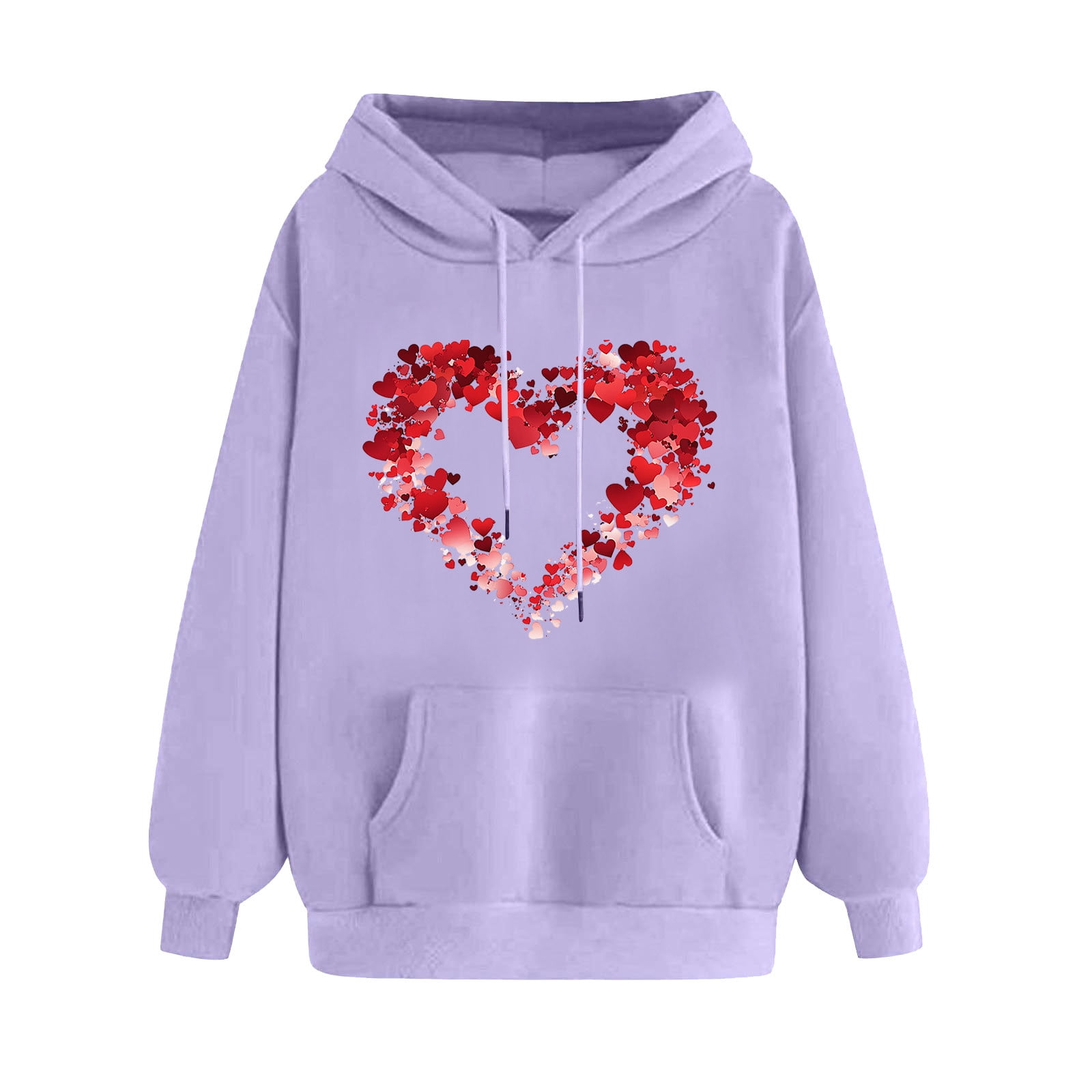 Motocross Girlfriend Heart Ladies' Pullover Hooded Sweatshirt