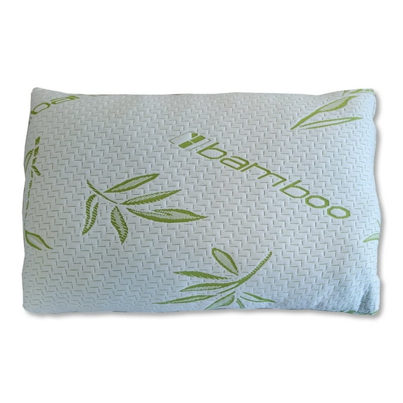 Cotton House - Bamboo Pillow, Hypoallergenic, Standard Size, Made in Canada