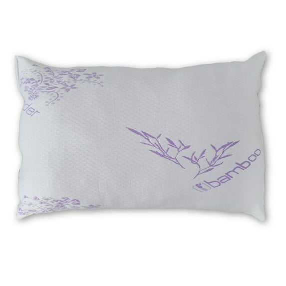 Cotton House - Lavender Infused Bamboo Pillow, Standard Size, Made in Canada