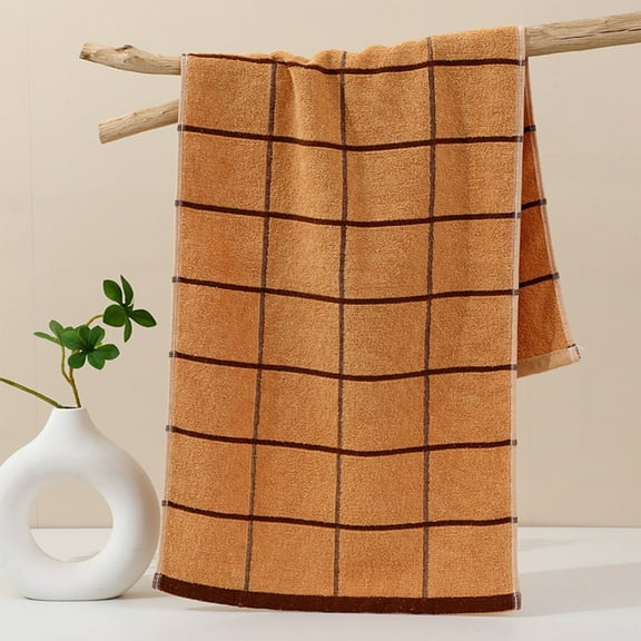 Cotton Household Towel Absorbent Bath Towel Travel Bathing Towel Soft Comfortable Bathroom Supplies for Home Use Quick Drying Bath Sheet with Multiple Color Options