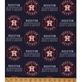 thumbnail image 1 of Cotton Houston Astros MLB Baseball Sports Team Cotton Fabric Print by the Yard (s6682bf), 1 of 1