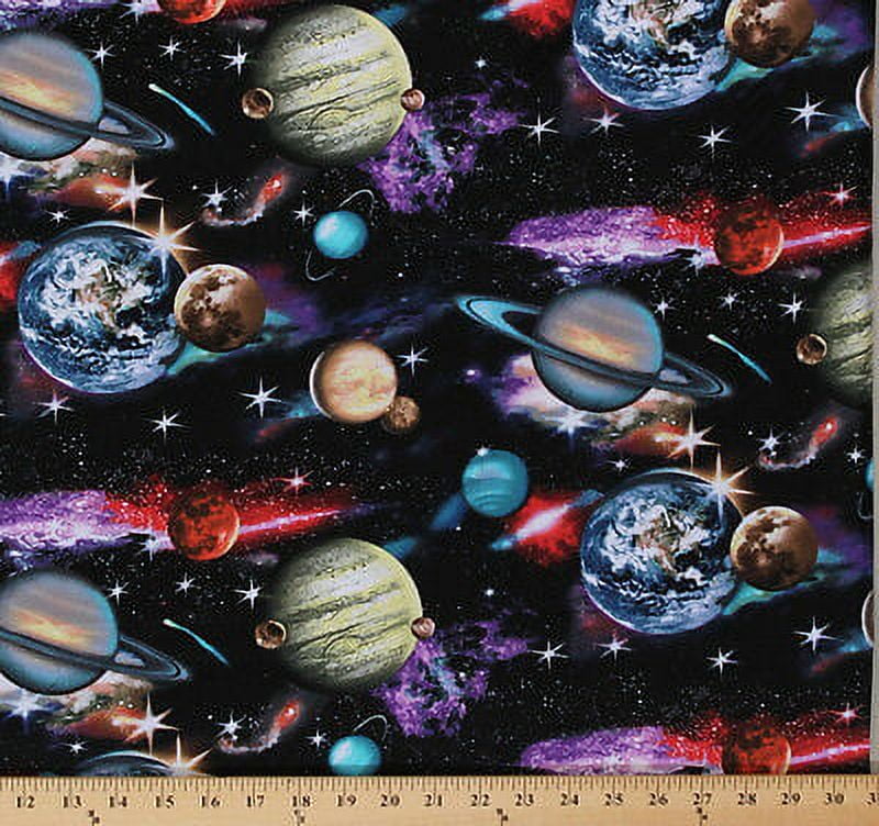 Cotton In Space Solar System Planets Universe Stars Moons