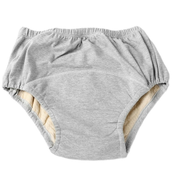 Cotton Incontinences Underwear For Adult Breathable Washable Leakproof Cloth Diaper Pant High Absorption Reusable Briefs