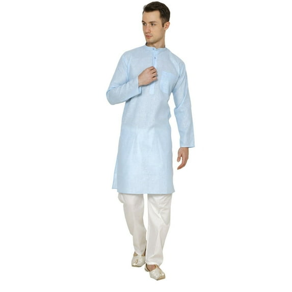 Cotton Indian Summer Ethnic Wear Designer Bollywood Style Kurta Pajama Pathani