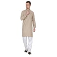 thumbnail image 1 of Cotton Indian Summer Ethnic Wear Designer Style Bollywood Kurta Pyjama Pathani, 1 of 5