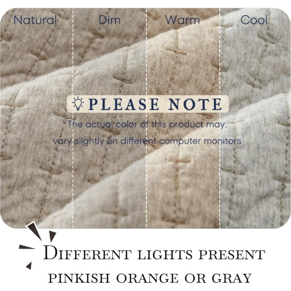 Cotton Jersey Knit Quilt Set - Soft Breathable All-Season Bedspread with Pillow Shams, Hypoallergenic Rice Stitch Coverlet for Queen Size