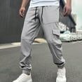 thumbnail image 1 of Cotton Jersey Straight Leg Pant Mens Proclub Sweats Open Bottom Sweatpants Black Fleece Sweatpants Men Red Sweatpants Men's Solid Fleece Heavyweight Cargo Pants, 1 of 6
