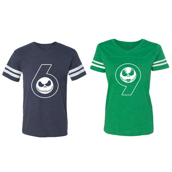 Cotton Jerseys (Men Navy / Women Green) (Men S / Women S)